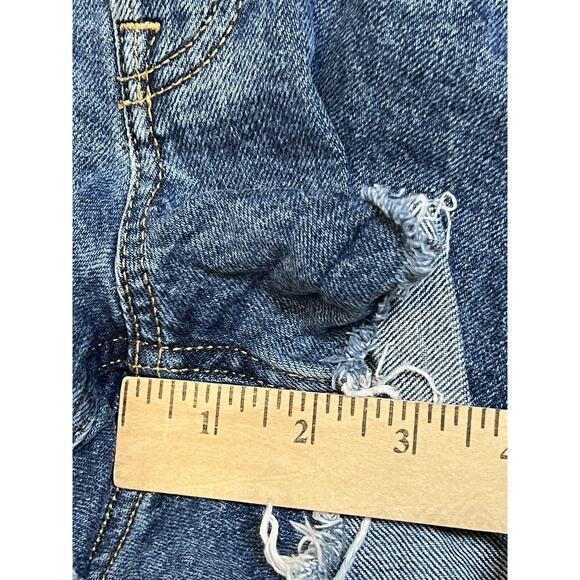 Everlane The Cheeky Short Women Size 25 Button Fly‎ Denim Cut Offs - Picture 8 of 10